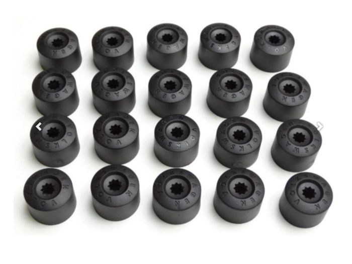 VW Nut Covers (16 x Standard + 4 Locking)