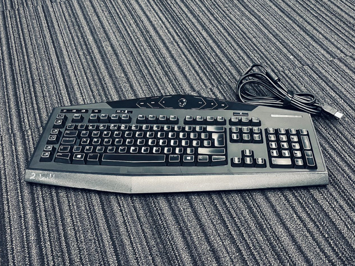 Dell Alienware KG900 TactX Backlit UK ENGLISH Gaming Keyboard (Black)