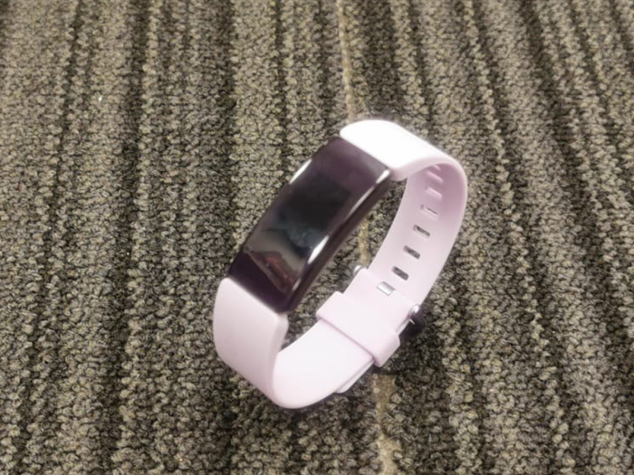FAULTY Fitbit Inspire HR Aluminium Fitness Activity Tracker Watch Lilac Strap FB413