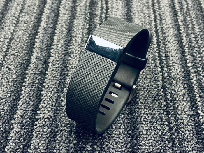 FAULTY Fitbit FB405 Charge HR Black Heart Rate Fitness Large Tracker Watch