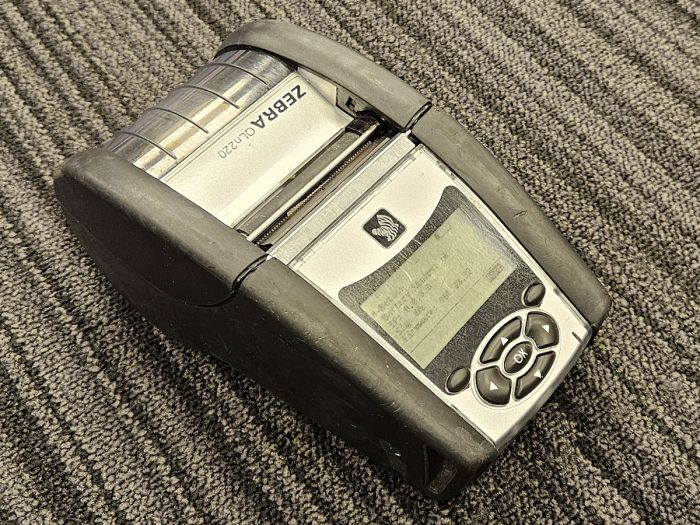 Zebra QLn 220 Portable Thermal Label Printer with Battery,  reburbished