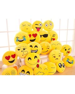 Emoji Decorative Cushion Diameter 30 cm