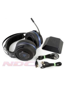 Razer Thresher Ultimate Wireless 7.1 Gaming Headset with Mic - Black/Blue-PS4/PC