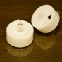 12 Warm White Steady Tealights