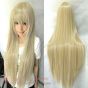 80cm Curly/Wavy Wig - Light Blonde